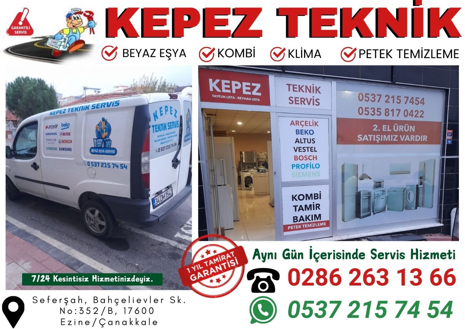 Ezine Arçelik Servisi